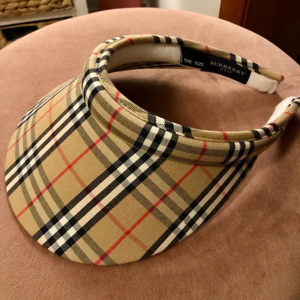 【美品】BURBERRY GOLF　バケットハット　ノヴァチェック　ベージュ 美品】BURBERRY GOLF バケットハット ノヴァチェック ベージュ - メルカリ